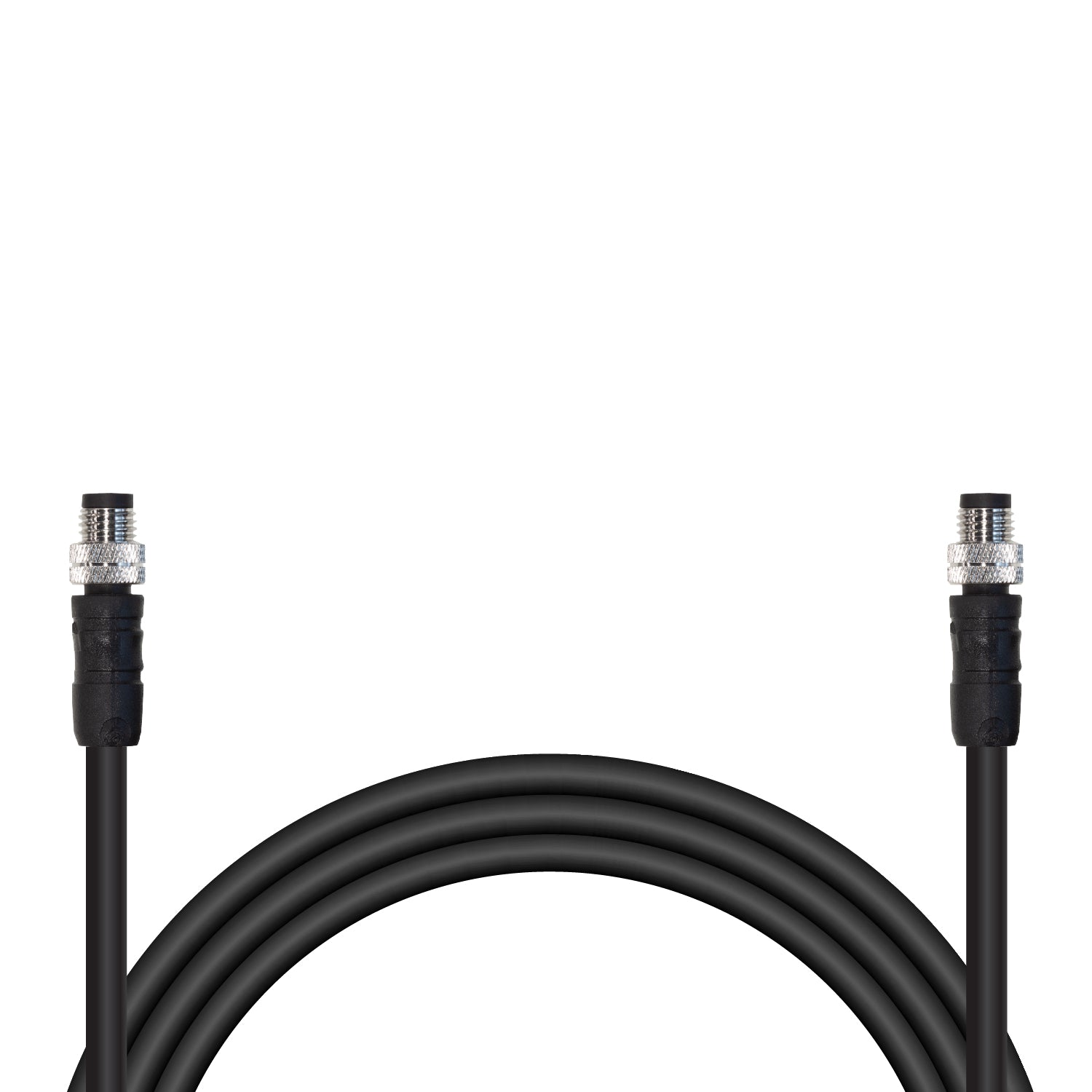 AUX cable for PoE devices, M8 male plugs