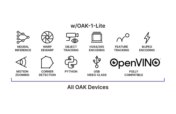 OAK-1 Lite functions