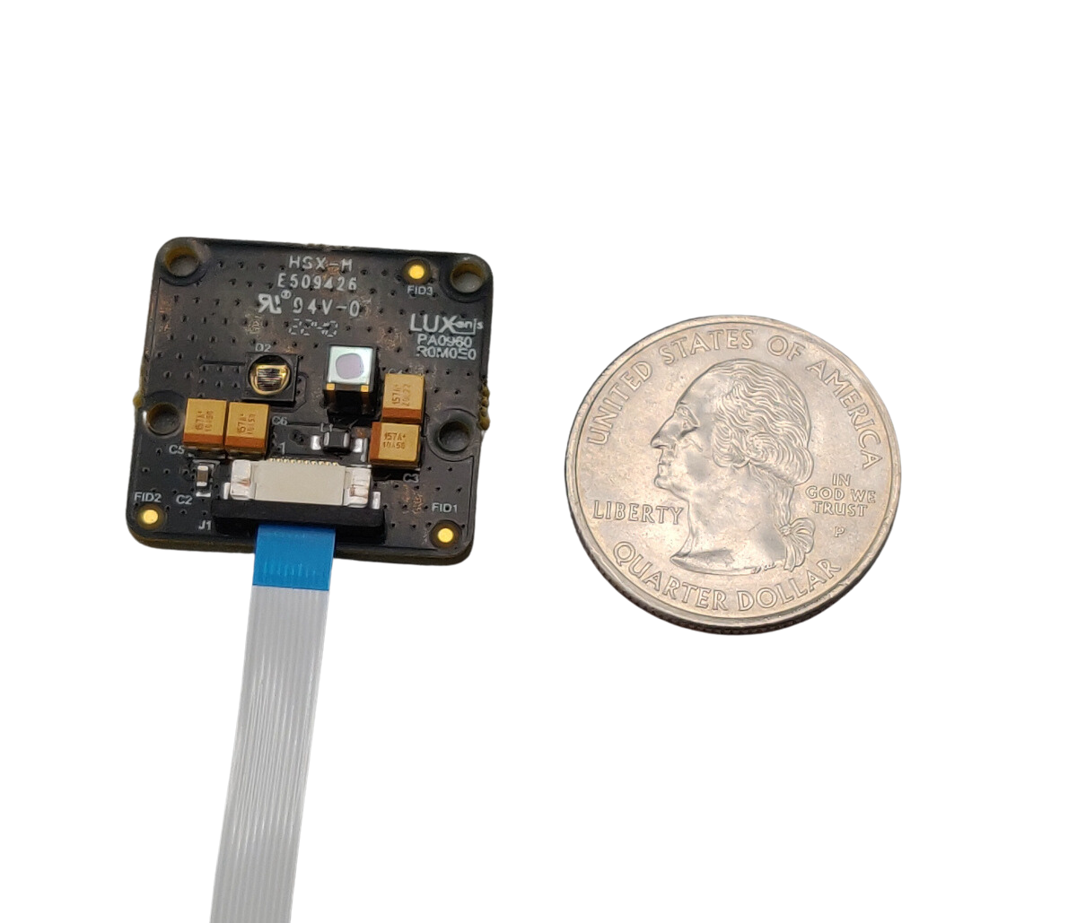 OAK-FFC IR module coin comparsion